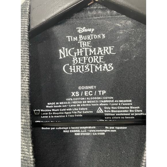 Tim Burton Nightmare Before Christmas Sally Graphic Tee Acid Wash XS Disney‎ - Picture 3 of 6